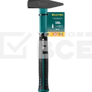 Молоток слесарный KRAFTOOL Fiberglass 500 г с фиберглассовой рукояткой