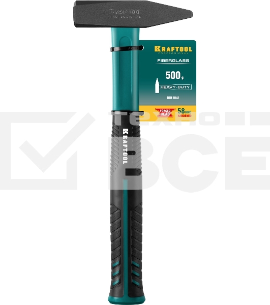 Молоток слесарный KRAFTOOL Fiberglass 500 г с фиберглассовой рукояткой