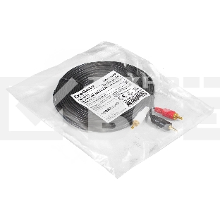 Кабель аудио Exegate EX-CCA-458-10.0 (3.5mm Jack M/2xRCA M, 10м, позолоченные контакты)