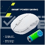 Мышь беспроводная Canyon MW-04 белый, 1200 dpi, Bluetooth, кнопки - 3, фото4