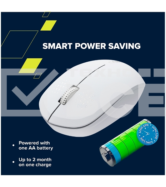 Мышь беспроводная Canyon MW-04 белый, 1200 dpi, Bluetooth, кнопки - 3