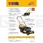 Газонокосилка бензиновая GLR-460SP-ZS, 149 см3, ширина 46 см, привод, травосборник 65 л Denzel, фото 1