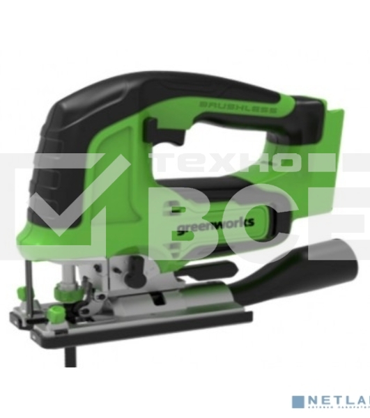 Лобзик аккумуляторный GreenWorks GD24JS, 24V, бесщеточный без АКБ и ЗУ