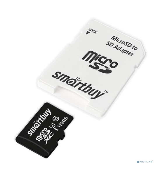 Карта памяти micro SDXC Smartbuy 128GB U3 V30 A1 Advanced R/W up to 90/55 с адапт (SB128GBSDU1A-AD)