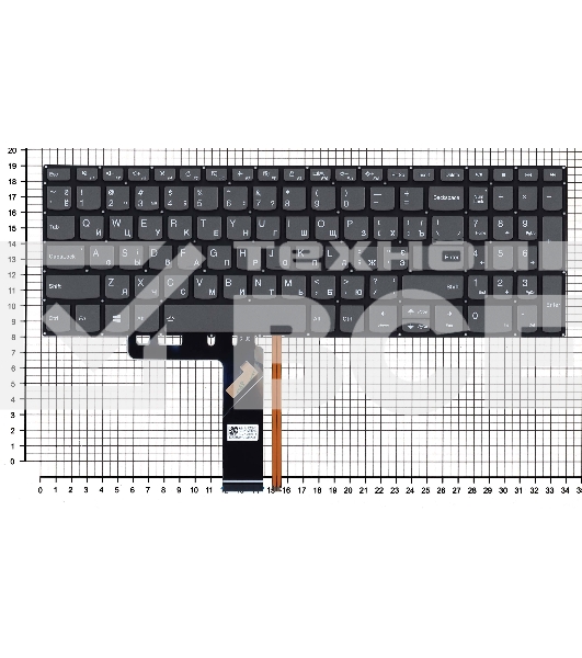 Клавиатура для ноутбука Lenovo IdeaPad 3-15ARE05 черная
