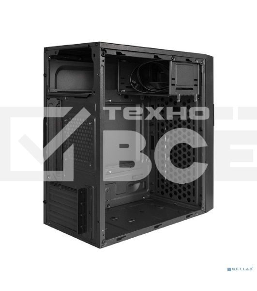 Корпус Minitower ExeGate EX291143RUS BAA-105-01-AA500 (mATX, БП AA500 с вент. 8см, 2*USB, аудио, черный)