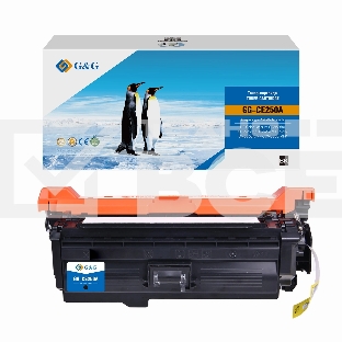 Картридж лазерный G&G GG-CE250A CE250A черный (5000стр.) для HP CLJ CP3525n/CP3525dn/CP3525X/CP3520/CM3530fs MFP/CM3530 MFP