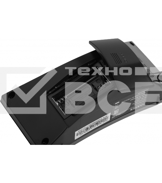 Радиобудильник Harper HCLK-1006 черный LED подсв:зеленая часы:цифровые AM/FM