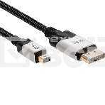 Кабель-переходник Mini DisplayPort M -> Display Port M 1.4V 1,5 м VCOM, фото3