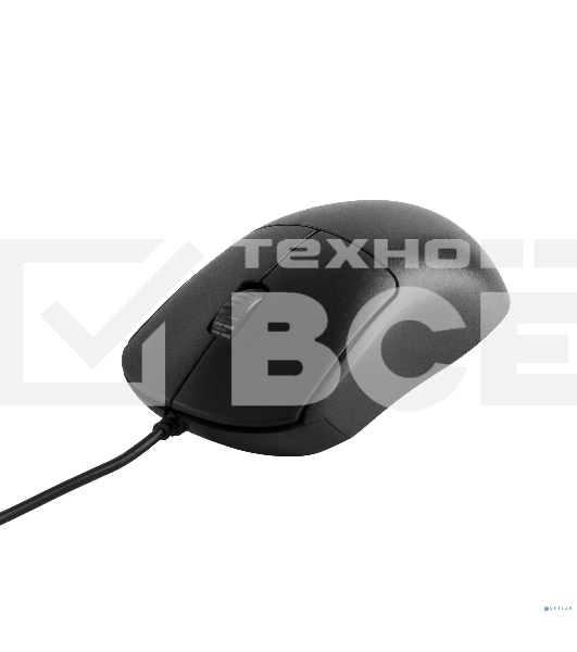 Мышь проводная CBR CM 125 черный, 1200 dpi, USB, кнопки - 3
