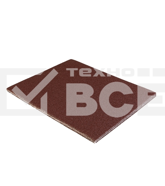 Шкурки шлифовальные Kranz в листах на тканевой основе, водостойкие 230х280мм, Р60 (10 шт/уп)