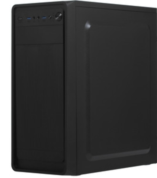 Компьютерный корпус Miditower ExeGate XP-332UC-UNS350 (ATX, БП UNS350 с вент. 12см, 2хUSB 3.0/1хTypeC, аудио, черный)