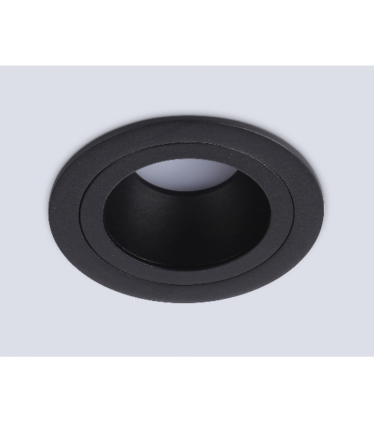 Встраиваемый точечный светильник Ambrella light TN102824 BK/BK черный/черный GU5.3 D92*50