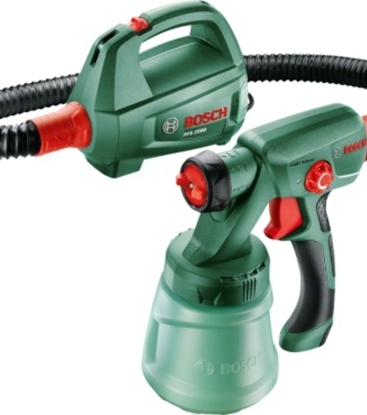 Краскопульт электрический Bosch PFS 2000 440Вт бак:800мл 200мл/мин