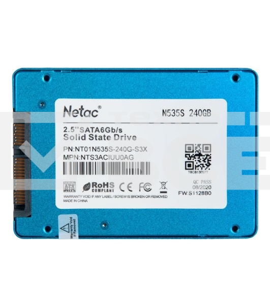 Накопитель SSD Netac N535S, 240GB, 2.5