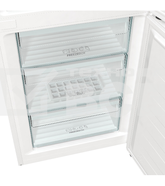 Холодильник Gorenje NRK6191EW4 белый двухкамерный 203/99л морозилка снизу