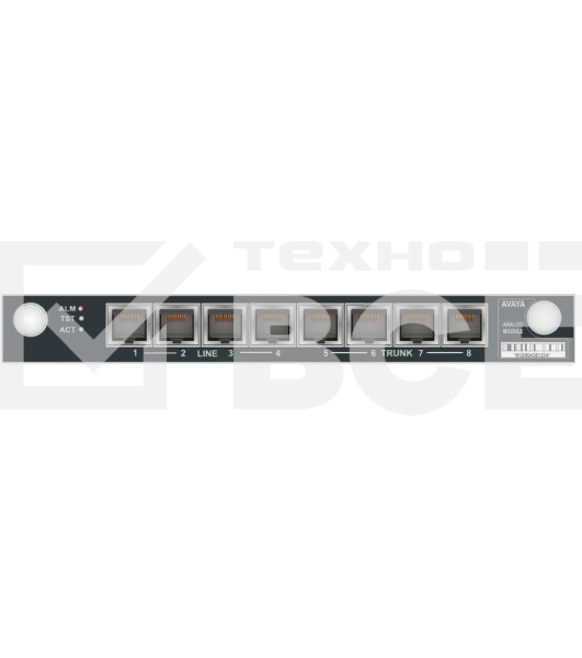 Плата аналоговых портов MM714B ANALOG 4+4 MEDIA MODULE