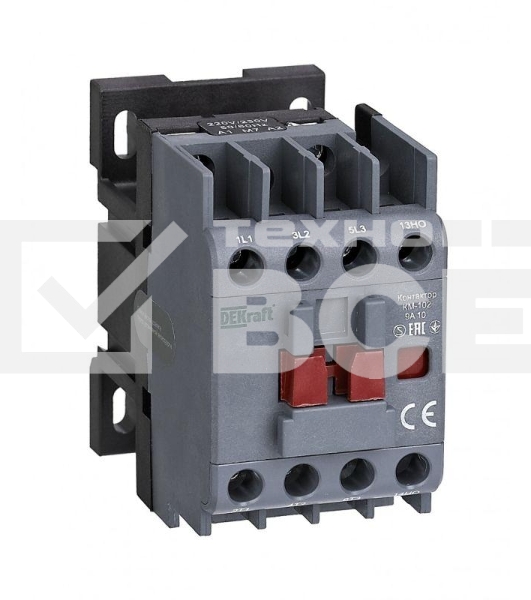 Контактор КМ-102 3п/9А 1НО 230В AC SchE 22001DEK