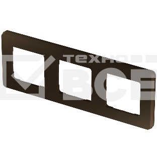 Рамка 3 поста бронза Inspiria