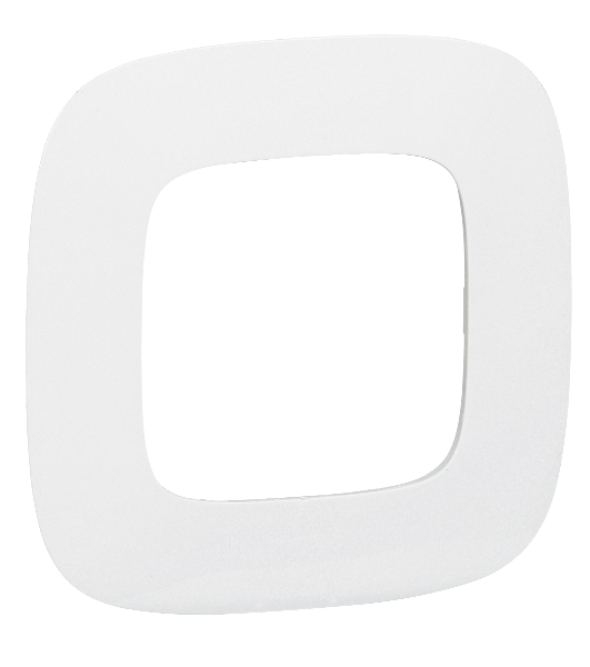 Рамка Valena ALLURE.  'Белая'. 1-постовая универсальная Valena ALLURE. Рамка 'Белая'. 1-постовая универсальная