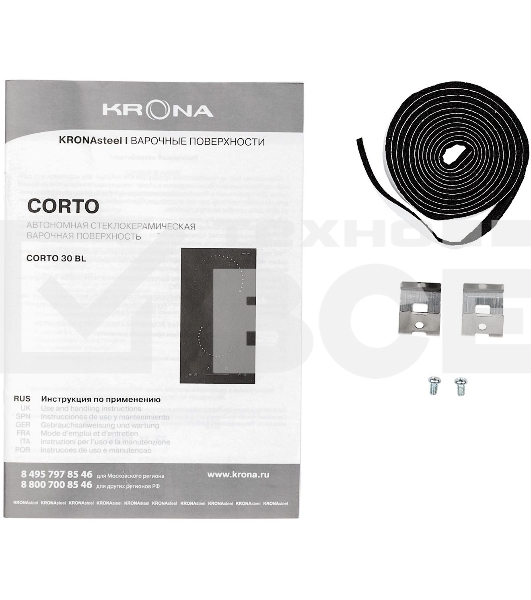 Электрическая варочная поверхность Krona CORTO 30 BL