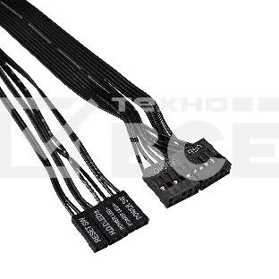 Компьютерный корпус Miditower ExeGate EX293804RUS XP-329S-XP500 (ATX, БП XP500 с вент. 12см, 2хUSB, аудио, черный)