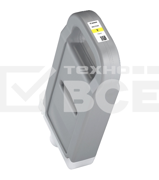 Картридж струйный Canon PFI-710 Y 2357C001 желтый (700 мл) для Canon TX-2000/TX-3000/TX-4000