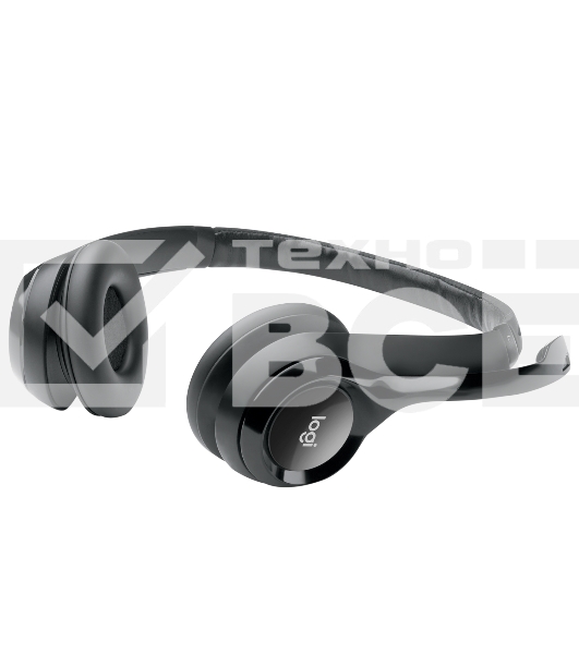 Гарнитура Logitech Headset Logitech H390 USB черный