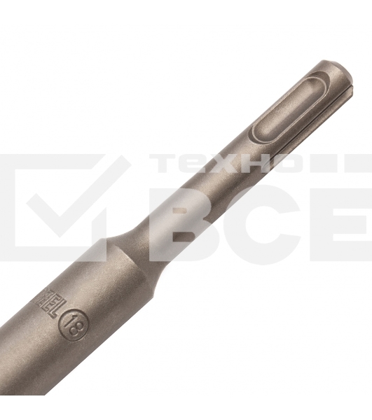 Бур по бетону, двойная спираль, Cobalt W-tip, 18x460 мм, SDS PLUS Denzel