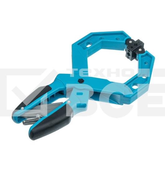 Струбцина Gross 20805 клещеобразная пластиковый корпус храповый механизм жесткой фиксации 4''/100м