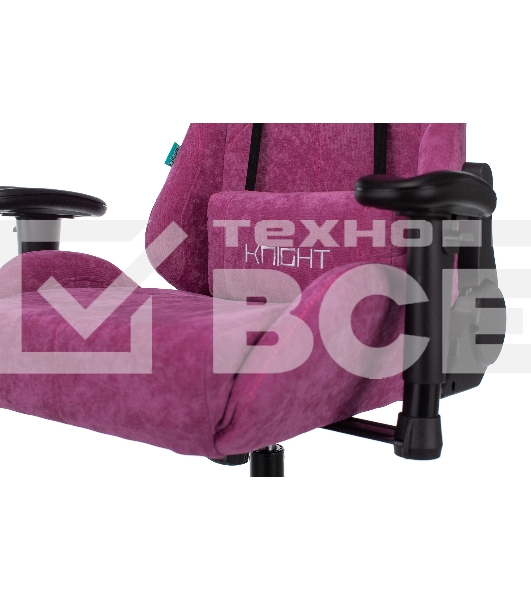 Кресло игровое Бюрократ VIKING KNIGHT LT15 FABRIC малиновый крестовина металл/пластик