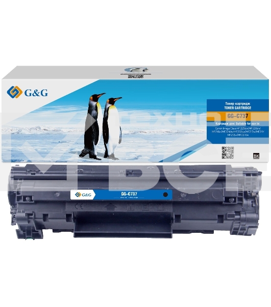 Картридж лазерный G&G GG-C737 черный (2400стр.) для Canon Image Class MF229dw/226dn/216n/224dw/222dw/217w/211/212w/227dw