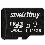 Карта памяти micro SDXC Smartbuy 128GB U3 V30 A1 Advanced R/W up to 90/55 с адапт (SB128GBSDU1A-AD), фото 1