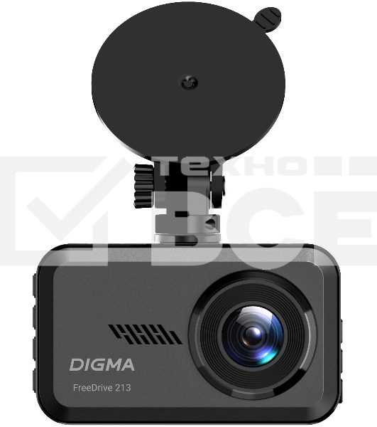 Видеорегистратор Digma FreeDrive 213 черный 2Mpix 1440x2560 126гр.