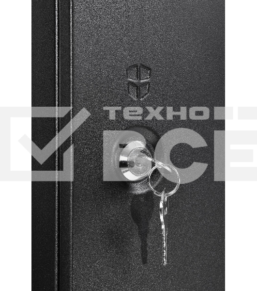 Шкаф телекоммуникационный настенный разборный ЦМО ЭКОНОМ 6U (600 x 520) дверь металл, цвет черный (ШРН-Э-6.500.1-9005)