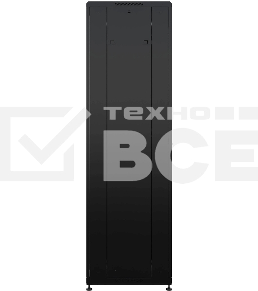 Шкаф коммутационный NTSS Премиум (NTSS-R42U6060GS-1BL) напольный 42U 600x600 мм пер. дв. стекл металл 900 кг черный 510 мм 86 кг 1987 мм 20 металл