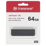 Флешка USB Transcend JetFlash 780 (TS64GJF780), 64Gb, USB 3.2 Gen 1 (USB 3.0), R/W 210/140, черный/серебристый, фото11