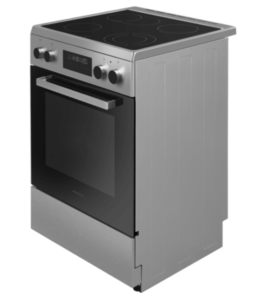 Плита электрическая Maunfeld MEC611CS09TD серебристый, конфорок 4 шт, духовка 59 л, 60 см x 85 см x 60 см