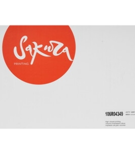 Картридж лазерный Sakura 106R04349 для Xerox, черный, 6000 к.