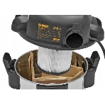 Строительный пылесос DeWalt DXV30SAPTA 750Вт (уборка: сухая/влажная) серебристый, фото 1