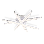 Потолочный светодиодный светильник Ambrella light FL6275 WH белый 134W 3000K-6400K 800*800*165 (ПДУ ИК), фото8