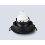 Встраиваемый точечный светильник Ambrella light TN102824 BK/BK черный/черный GU5.3 D92*50, фото5