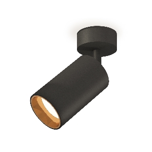Светильник Ambrella Light XM6323004 SBK/PYG черный песок/золото желтое полированное MR16 GU5.3 (A2210, C6323, N6113)