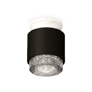 Светильник Ambrella Light XS7511042 SBK/SWH/CL черный песок/белый песок/прозрачный MR16 GU5.3 (N7925, C7511, N7191)