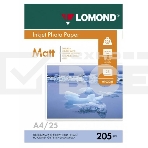 Фотобумага Lomond 0102124 A4/205г/м2/25л./белый матовое для струйной печати, фото 1
