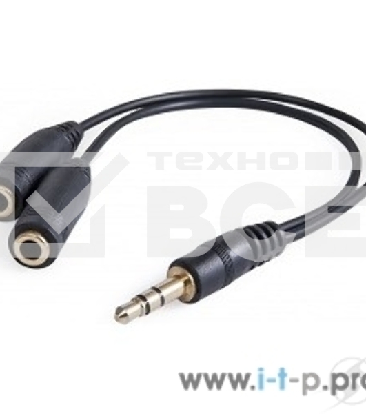 Аудио-переходник Defender jack 3.5mm разветвитель на два разъема jack 3.5mm