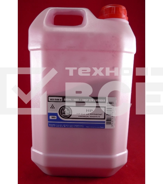 Тонер HP Color Universal Magenta химический (LJ 1600/2600/3600/3800/4600/4650/4700/5500, CP1210/1510/1025/2025/3505/3525/4525/5225/6015/680, M553 Canon LBP2510/5000/5050/5100) (кан. 1кг) BW Premium фас. Россия