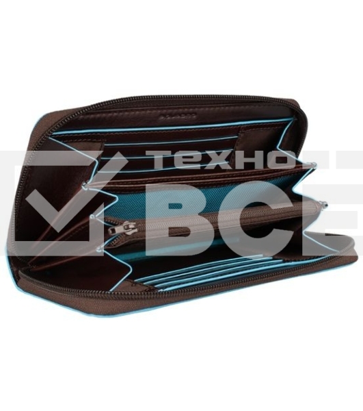 Кошелек женский Piquadro Blue Square PD3229B2/R красный натур.кожа