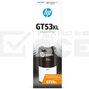 Емкость с чернилами HP GT53XL для GT 5810/5820/Ink Tank 115/315/319/419/415/Smart Tank 515/615, черный (135 ml), 6000 стр.