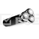 Бритва Centek CT-2175 (черн) ротор 4D, ВЛАЖНОЕ БРИТЬЁ, 3 плав.головки, USB, зарядка 1 час, подставка, фото5
